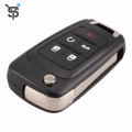 High quality  key shell remote  for chevrolet 5 button car folding remote key shell YS200435